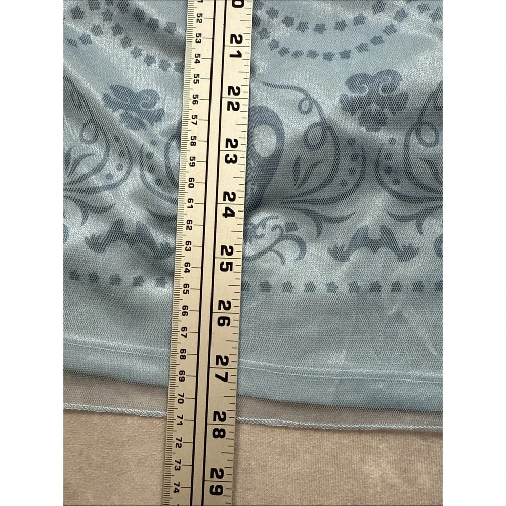 NWT Beetlejuice Nightgown Dress Up  Kids Girl's Sz Xs 4/5   Blue‎ Skull Print